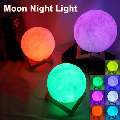 Space Moon Lamp