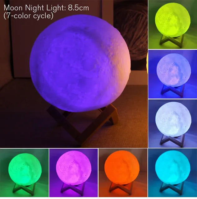 Space Moon Lamp