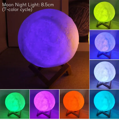 Space Moon Lamp