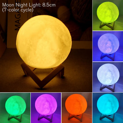 Space Moon Lamp